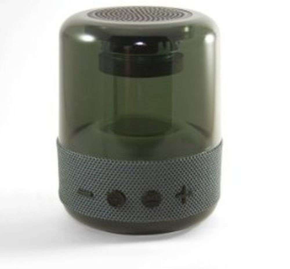 Bocina inalámbrica portátil Subwoofer con luz LED 360° con 7 tonalidades. Cuenta con conexión Bluetooth, entrada auxiliar, puerto USB de carga. Mod. Most imagen