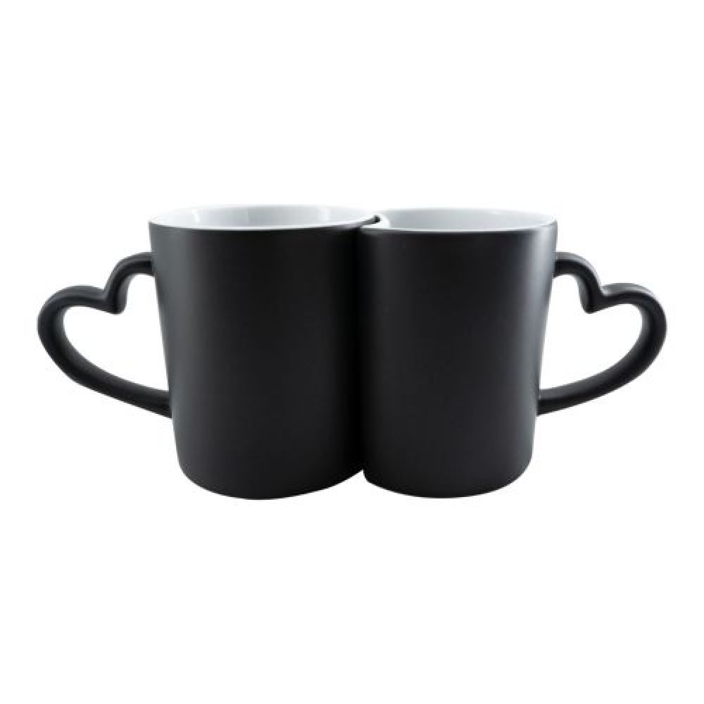 TAZA PAREJA MAGICA NEGRO imagen