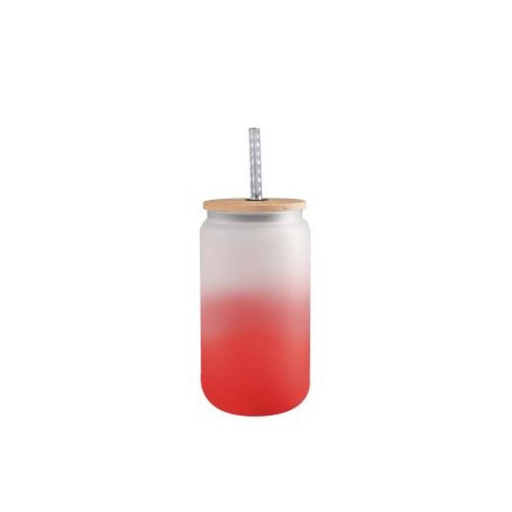 BOTELLA BOROSILICATO CANDY 500ML ROJO imagen
