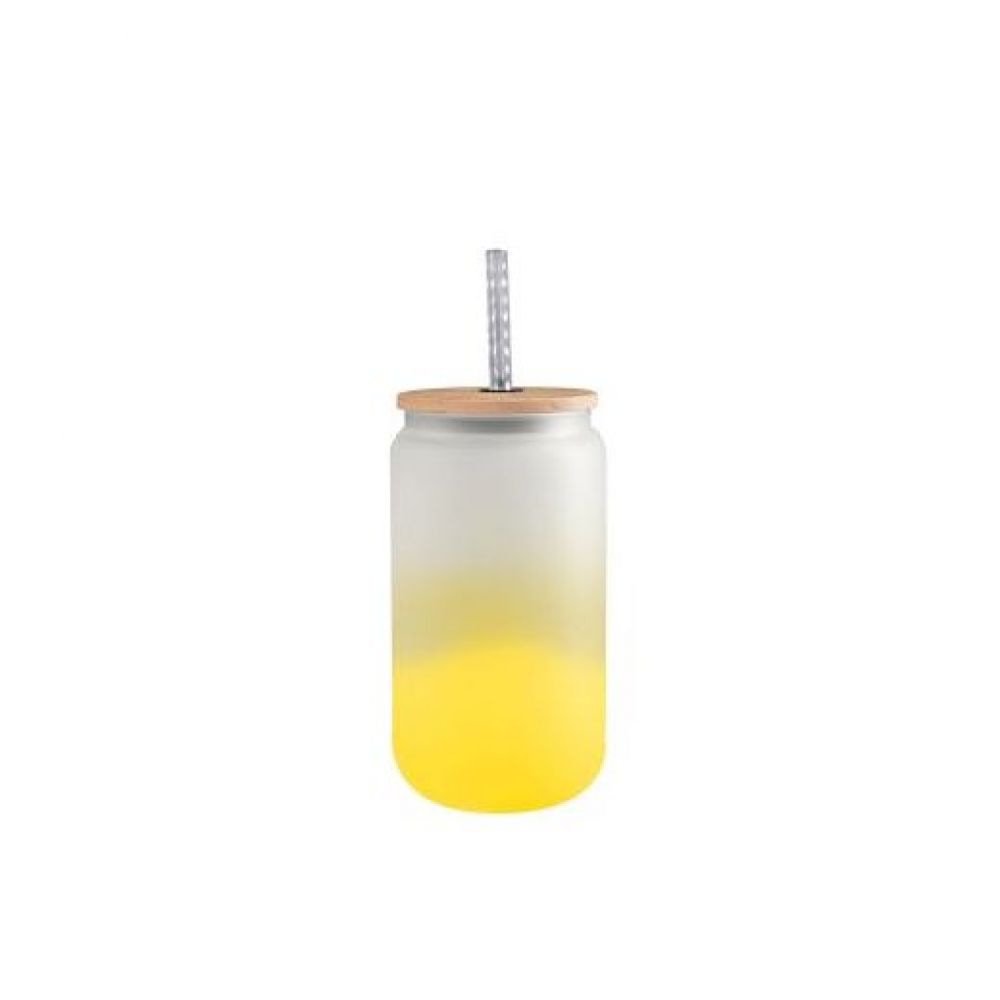 BOTELLA BOROSILICATO CANDY 500ML AMARILLO imagen