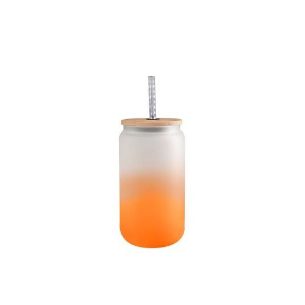BOTELLA BOROSILICATO CANDY 500ML NARANJA imagen