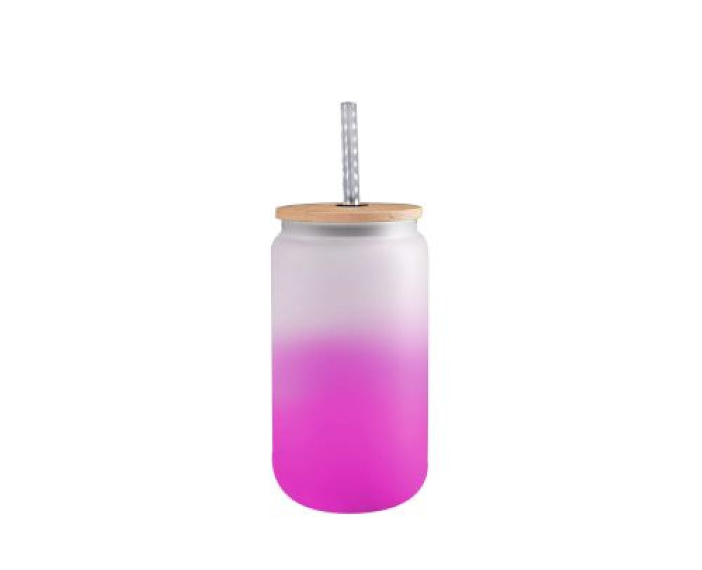 BOTELLA BOROSILICATO CANDY 500ML ROSA imagen