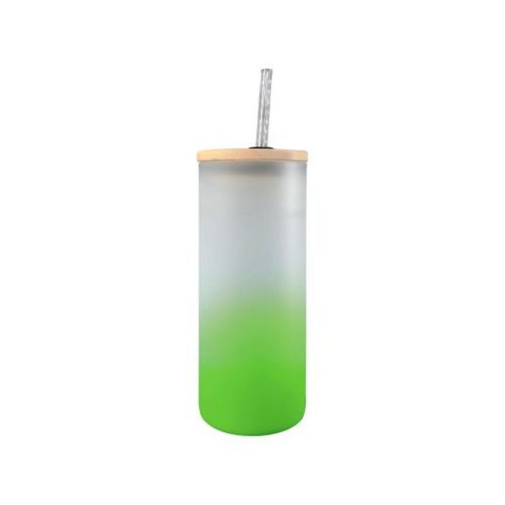 BOTELLA BOROSILICATO FLORIDA 650 ML VERDE imagen