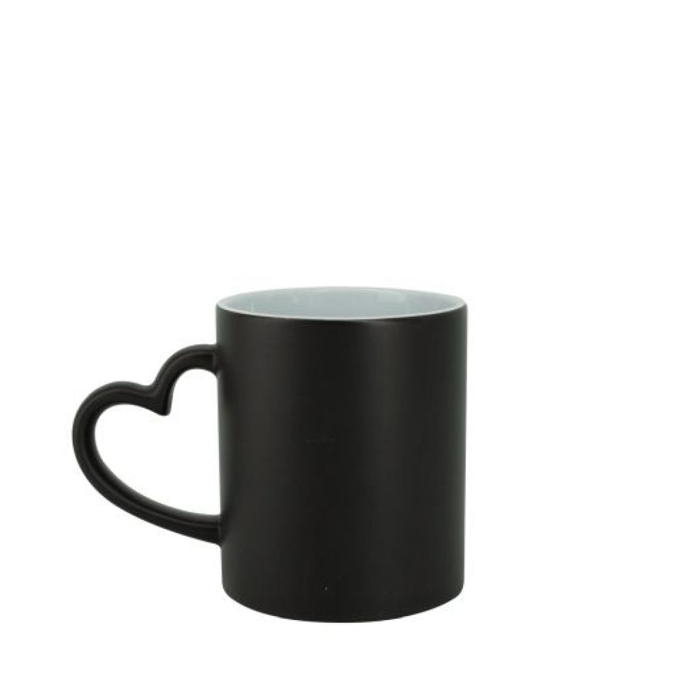 TAZA CON ASA 11OZ MAGICA NEGRO imagen