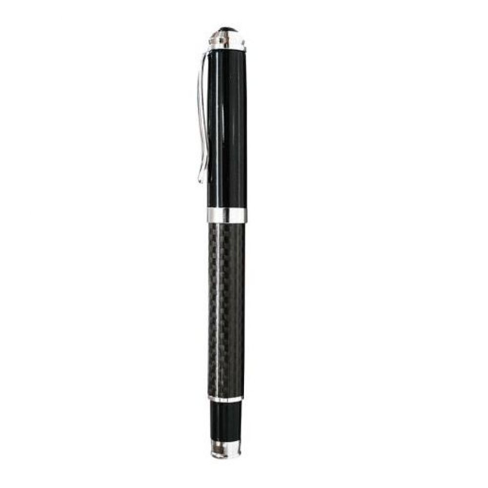 BOLIGRAFO ROLLER FIBRA DE CARBONO CON NEGRO imagen