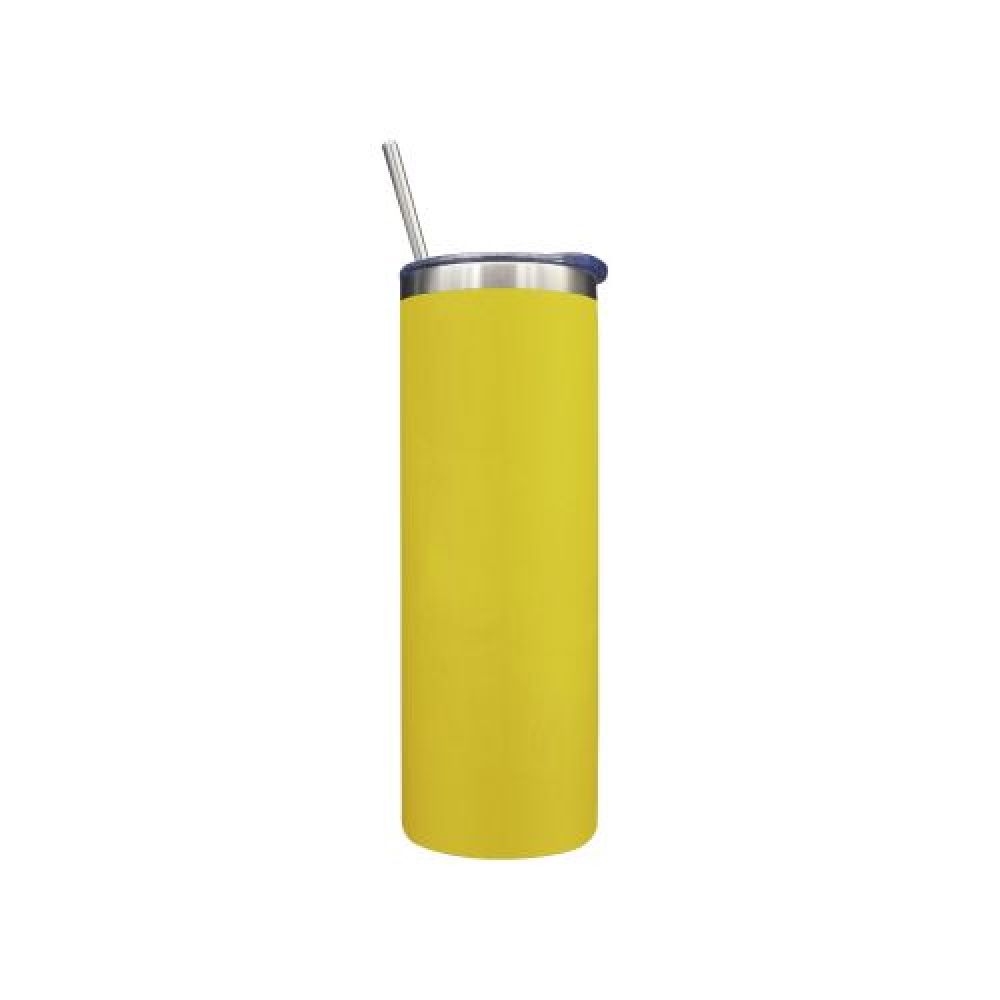 TERMO ACERO LENA 600ML AMARILLO imagen