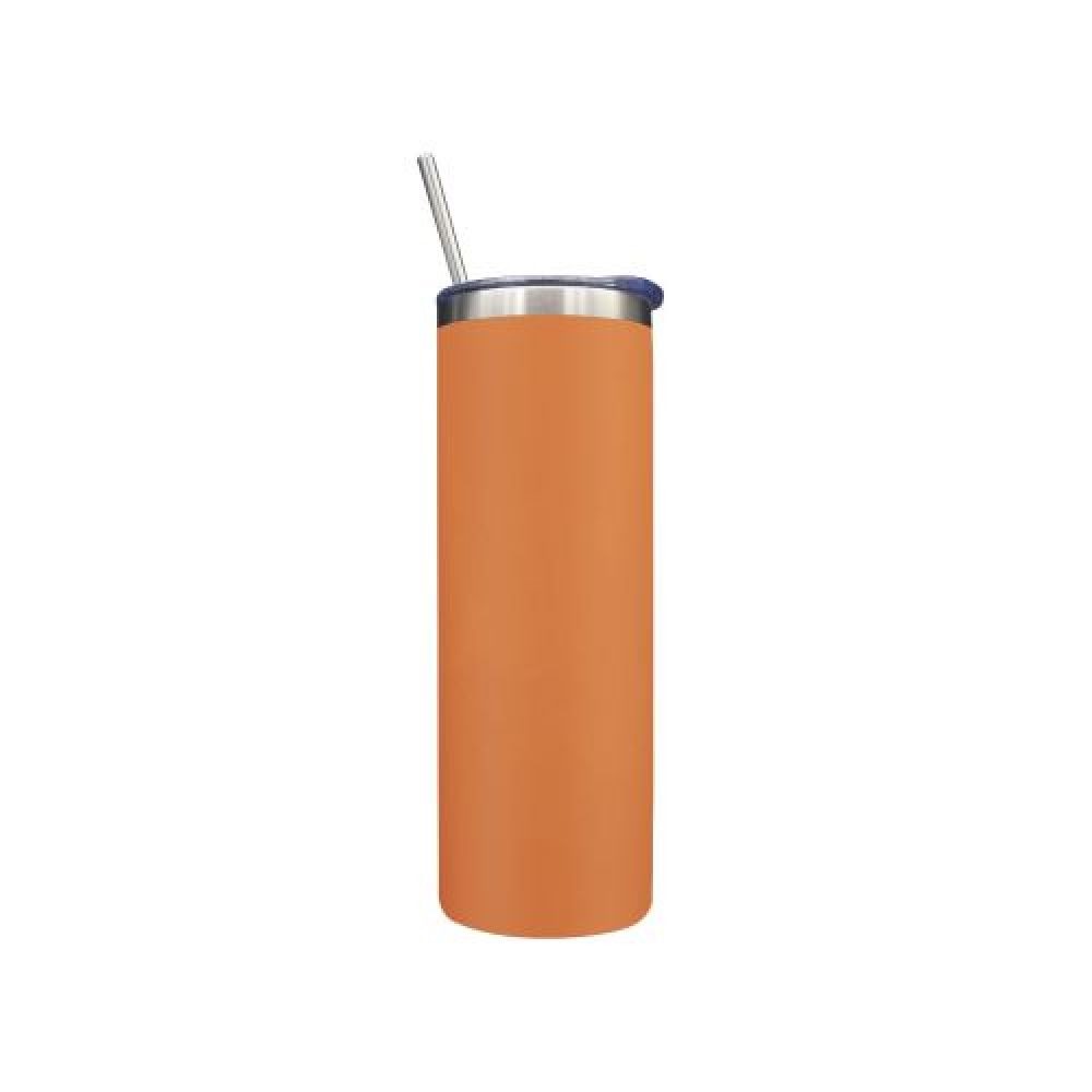 TERMO ACERO LENA 600ML NARANJA imagen