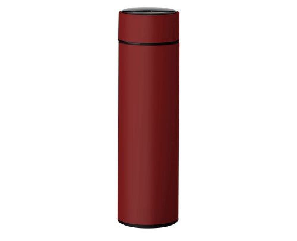 TERMO ACERO LENA 600ML ROJO MATE imagen