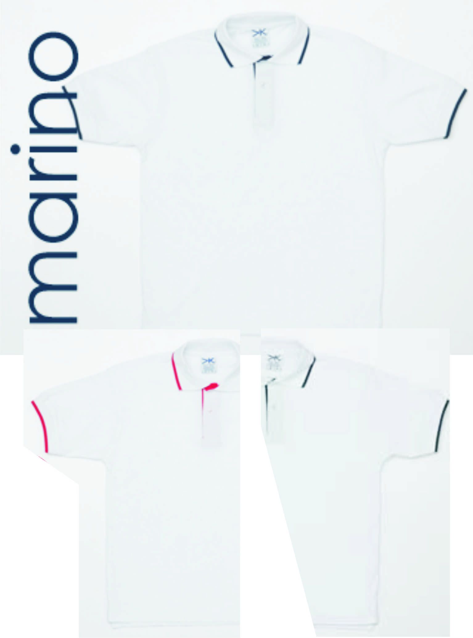 PLAYERA TIPO POLO WAFFLE COMBINADO 50% ALGODÓN 50% POLIESTER   imagen