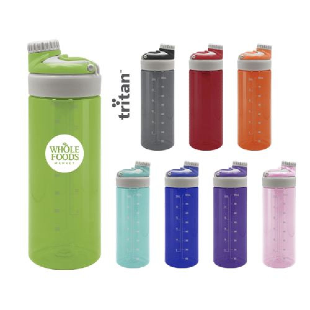 CILINDRO DE TRITÁN BONS    Cilindro de Tritan, cuenta con tapa de rosca con boquilla y asa abatible que se ajusta a los dedos de la mano. CAP. 800 ml. *BPA FREE. imagen