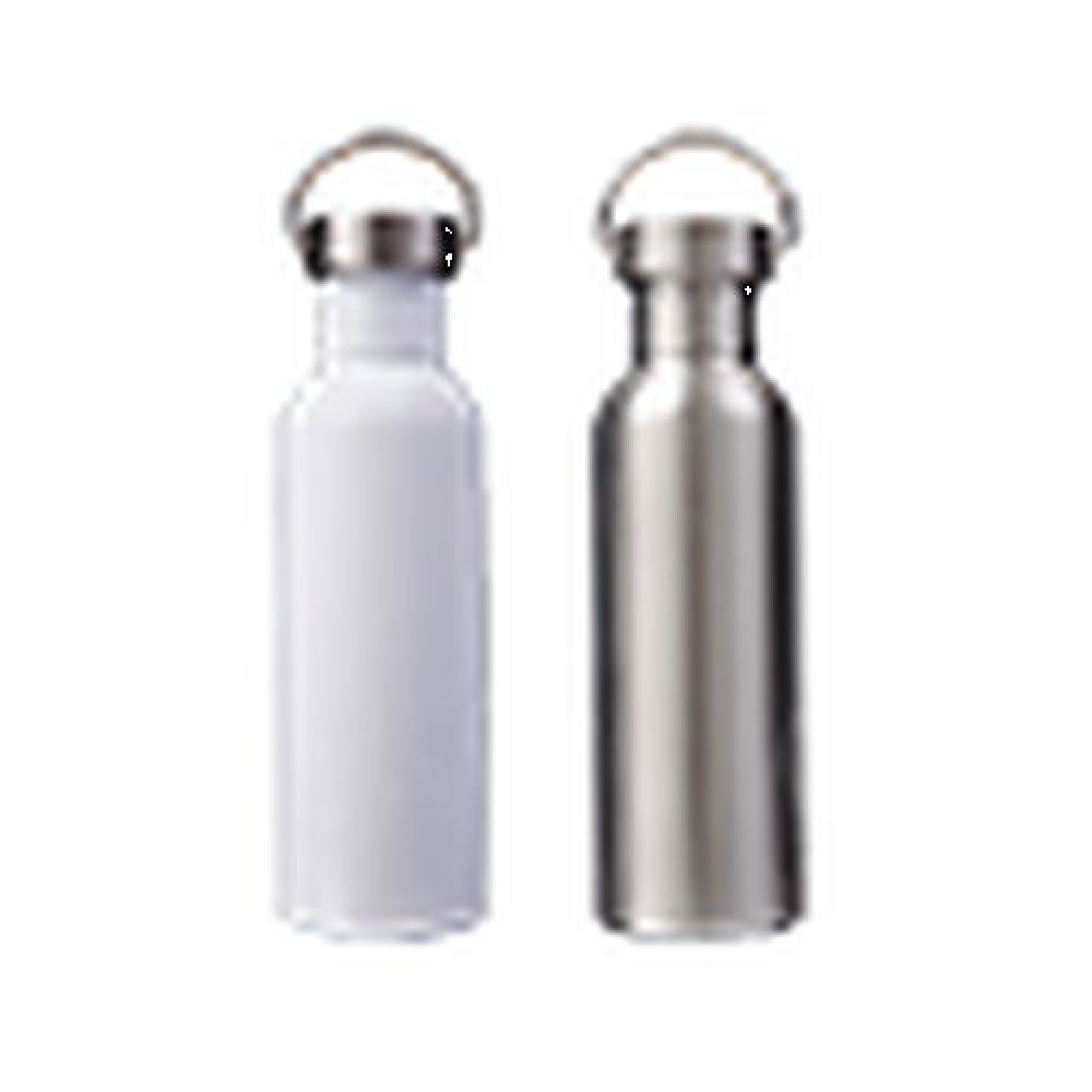 CILINDRO DE ACERO INOX. DE SUBLIMACIÓN CHIPILO Cilindro de acero inoxidable para sublimación, con tapa de rosca y asa. CAP. 600 ml. (20 OZ). Presentación: caja individual. Temperatura y Tiempo sugeridos para sublimar: 195 grados / 45 seg. imagen