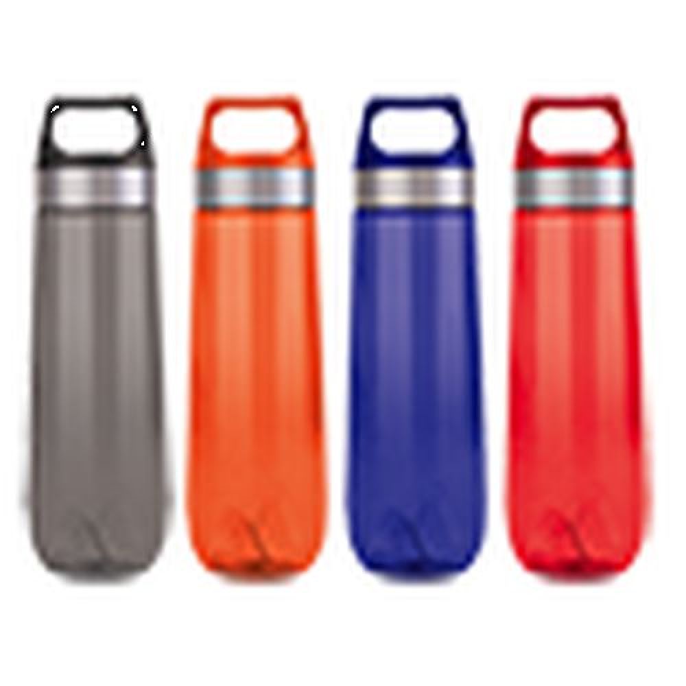 CILINDRO DE TRITÁN CLEO    Cilindro de Tritan con tapa de rosca con asa. CAP. 750 ml. *BPA FREE. imagen