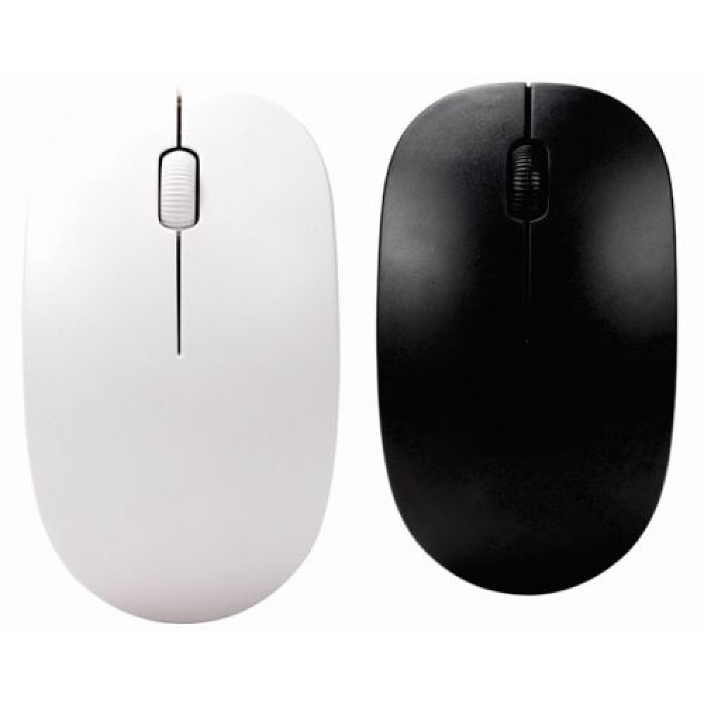 Mouse inalámbrico con compartimento para guardar control USB y botón de scroll. Utiliza una batería AA (Incluida). Presentación: Caja en color blanco imagen