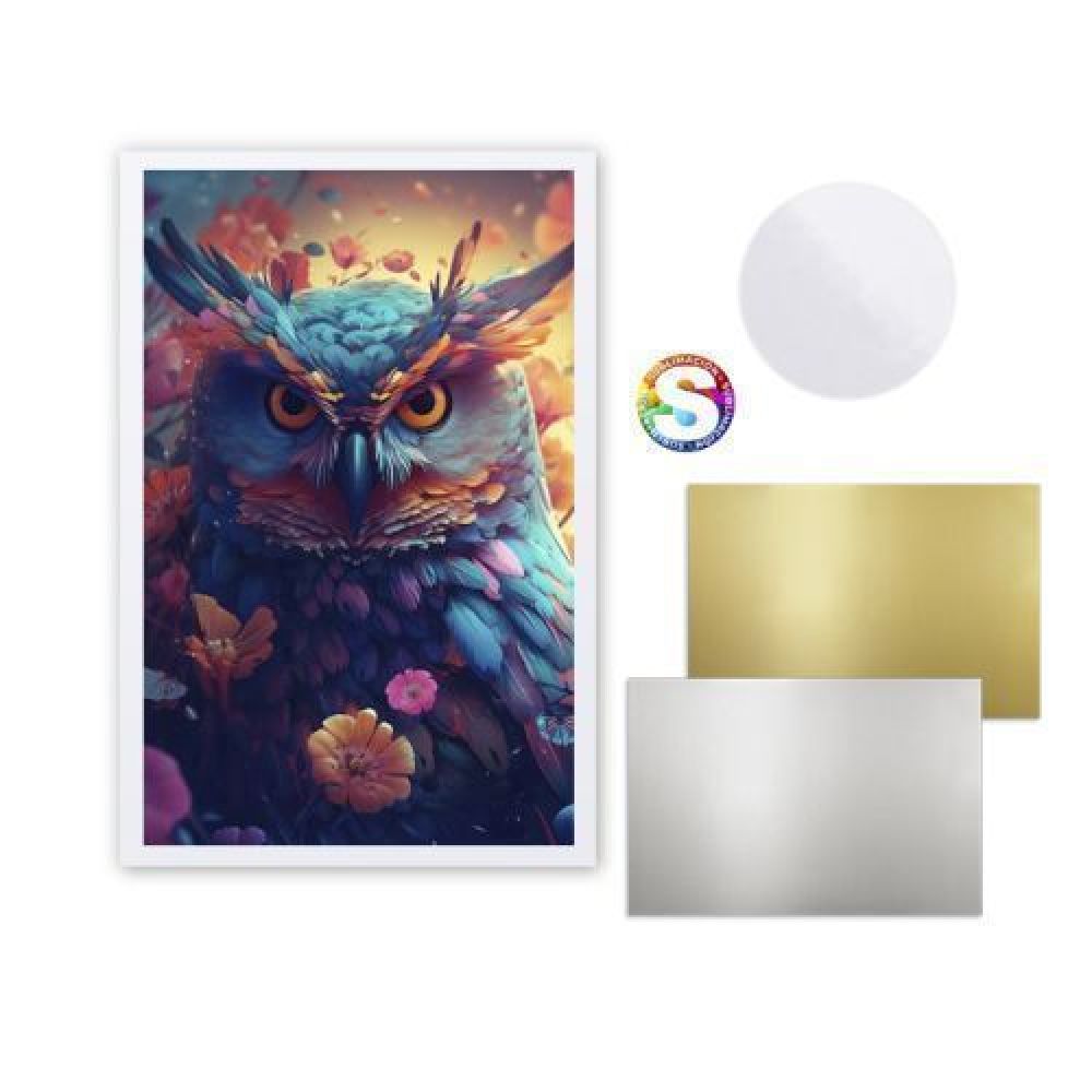 LÁMINA DE ALUMINIO 20*30 BRILLANTE DE SUBLIMACIÓN MINI GLOSSY   Mini lámina de aluminio brillante de sublimación. Cuenta con protector de plástico para evitar daño en la placa. imagen
