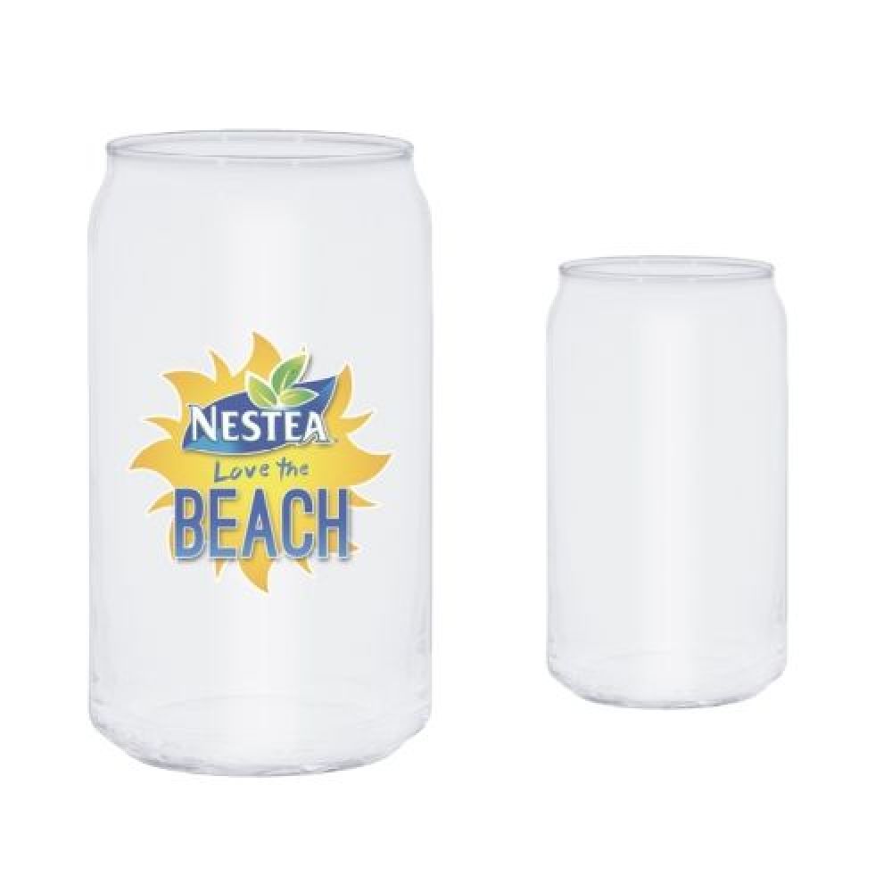 VASO SATINADO DE SUBLIMACIÓN 16 OZ SODA   Vaso de vidrio satinado para sublimación con forma de lata. CAP. 470 ml. (16 Oz). Venta en múltiplos de 12. imagen