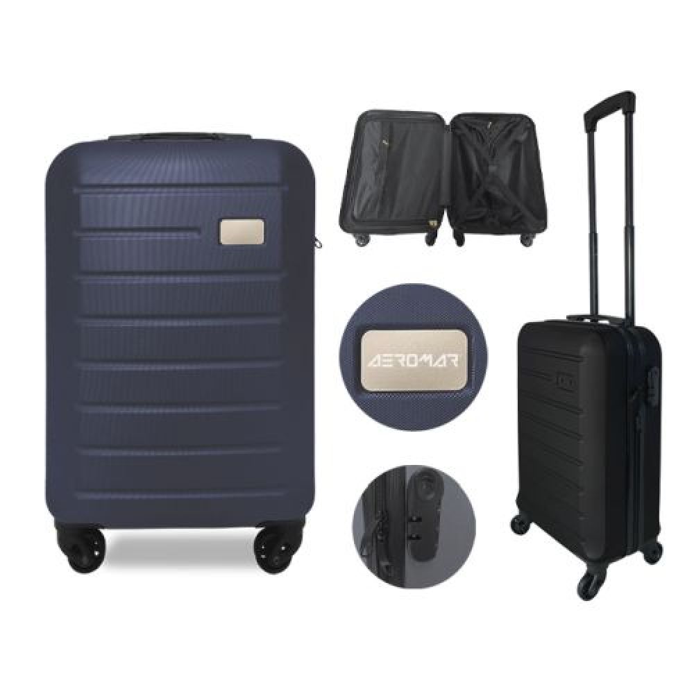 MALETA DE VIAJE BEIJING   Maleta de viaje con ruedas reforzadas. Cuenta con candado de seguridad con contraseña, asa metálica expandible de 2 niveles, asa superior y cierre doble camino. Interior de doble compartimento con cierre y elástico de seguridad para sujetar. Incluye placa metálica por separado para grabar. Tamaño ideal para transportar en aerolíneas económicas. imagen