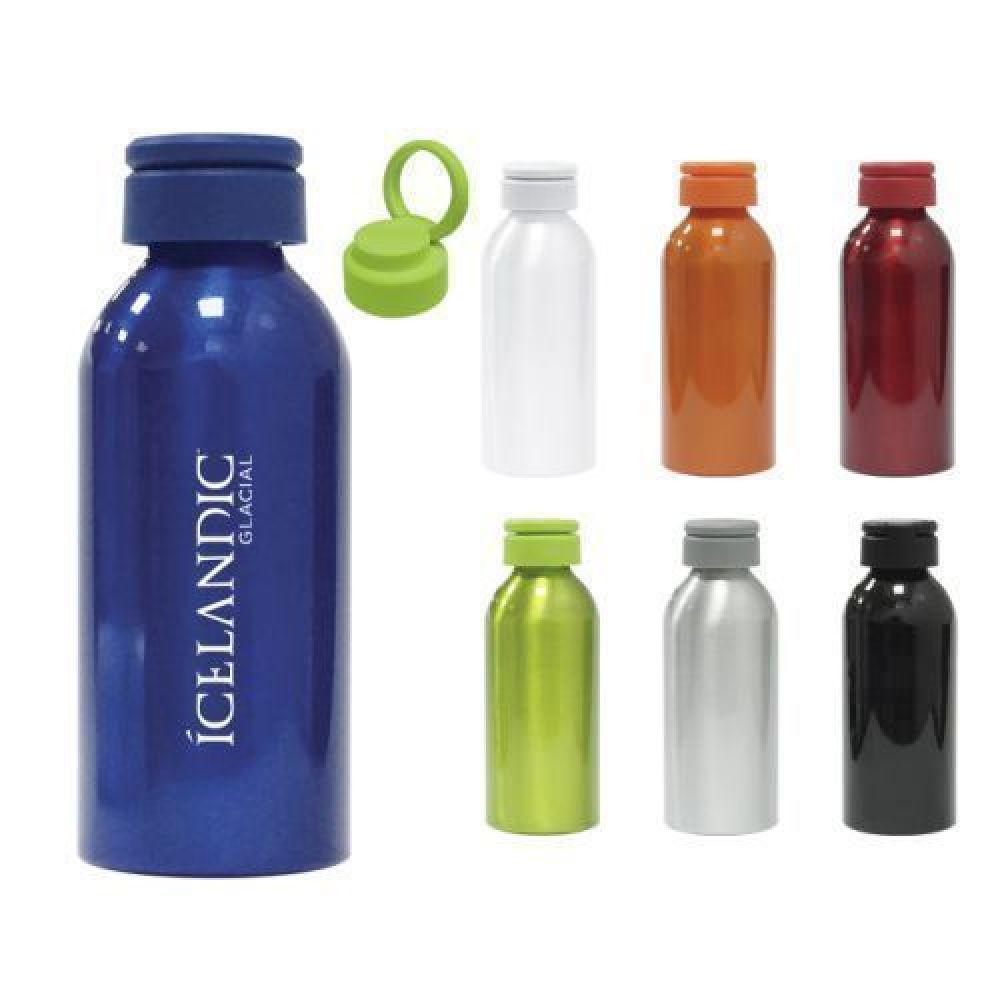 CILINDRO DE ALUMINIO DILAN    Cilindro de Aluminio con acabado metálico brillante con glitter, cuenta con práctica tapa de plástico con cierre de rosca y anillo abatible, que sirve como asa para su fácil transportación. CAP. 600 ml. imagen