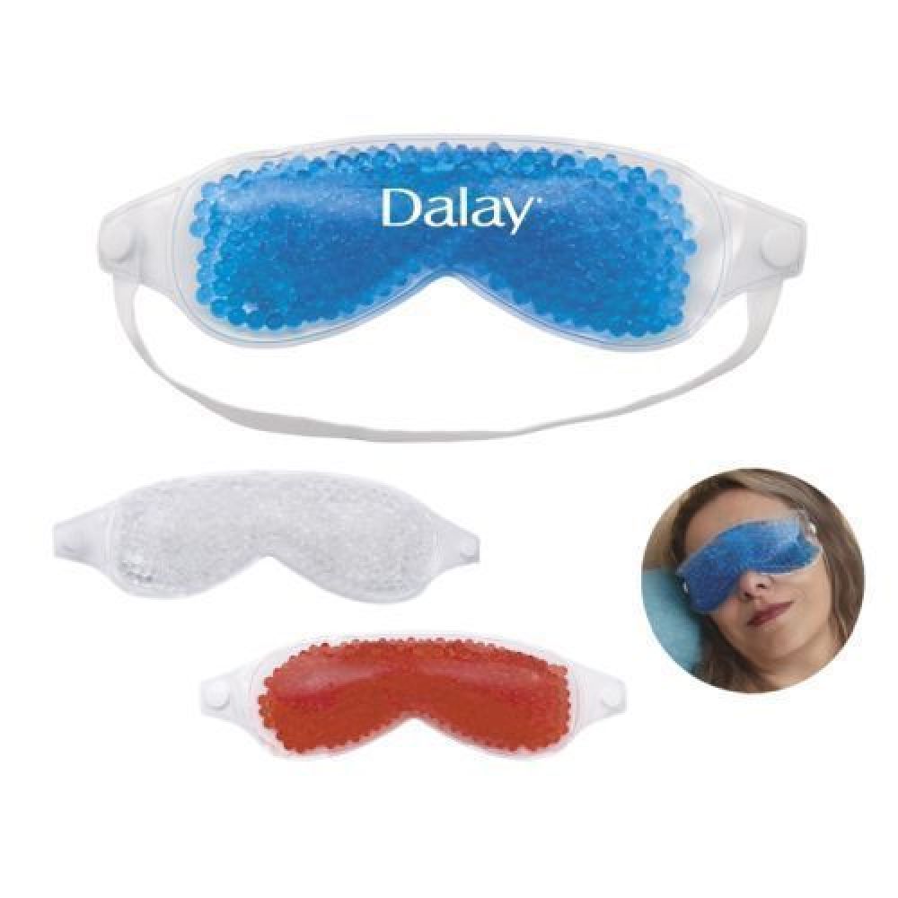 COMPRESA DE ANTIFAZ TÉRMICA SHANTI   Compresa térmica con perlas de gel en forma de antifaz, para terapias en frío o calor. Cuenta con resorte con botón desprendible, para su fácil ajuste. Presentación: Caja individual. imagen