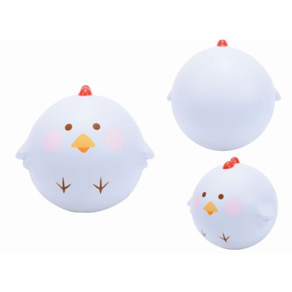 Figura antiestrés squishy en forma de pollo imagen