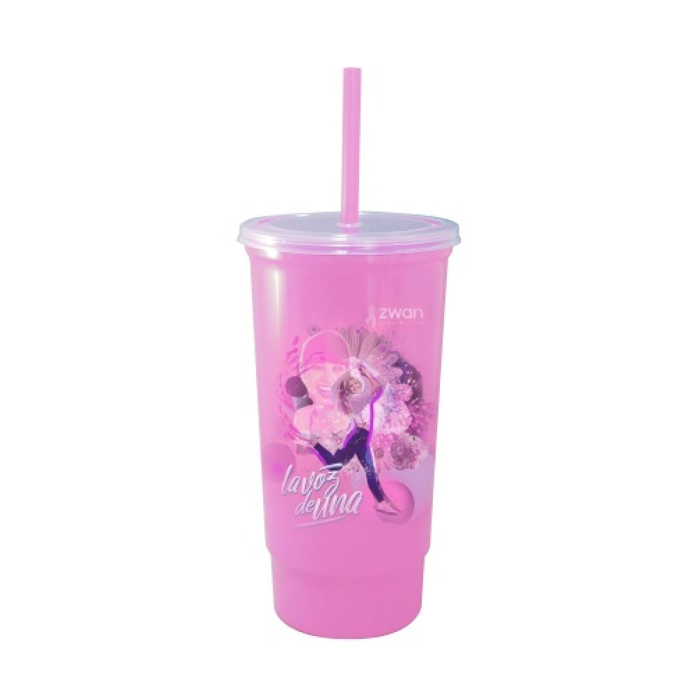 Vaso 32 oz Bachelor tapa y popote      imagen