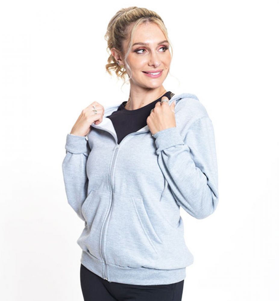 SUDADERA CON CIERRE UNISEX XCH-3XL C imagen