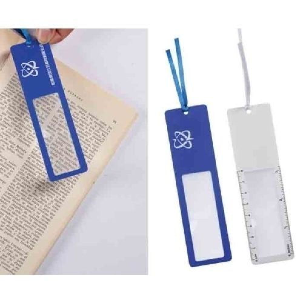 SEPARADOR DE PLASTICO YANEL   Separador de plástico con ventana de lupa, con orificio para listón. imagen