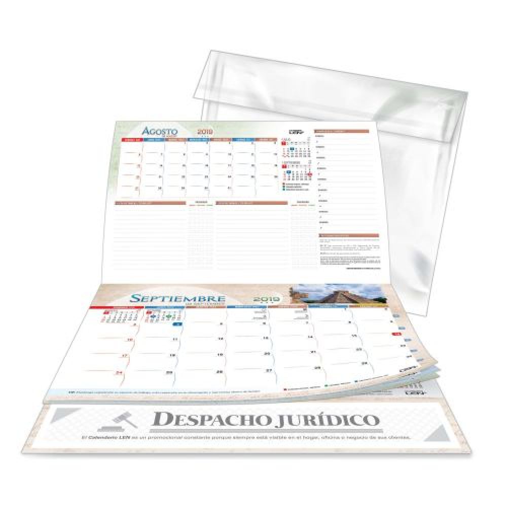 Calendario de escritorio planificador grande con paisaje 32 x 27.5  1 pieza imagen