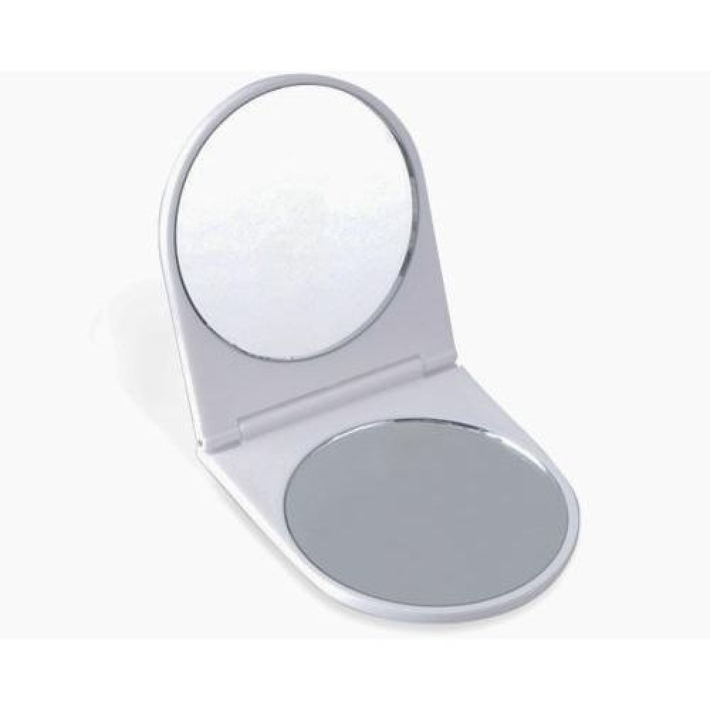 ESTUCHE C/2ESPEJOS BASIC Estuche semicircular con espejo dual: con aumento y espejo normal. imagen