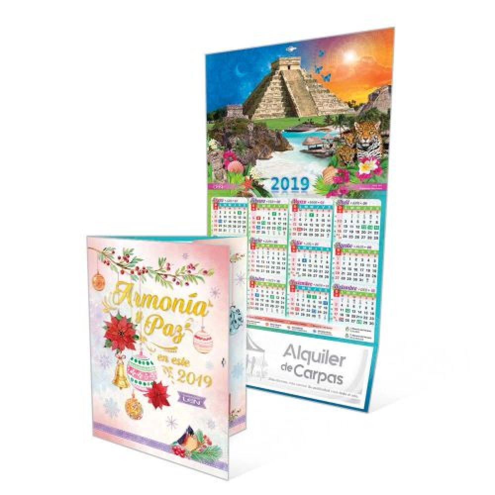 Calendario de  Tarjeta Calendario  (mediano) 23 x 43 imagen