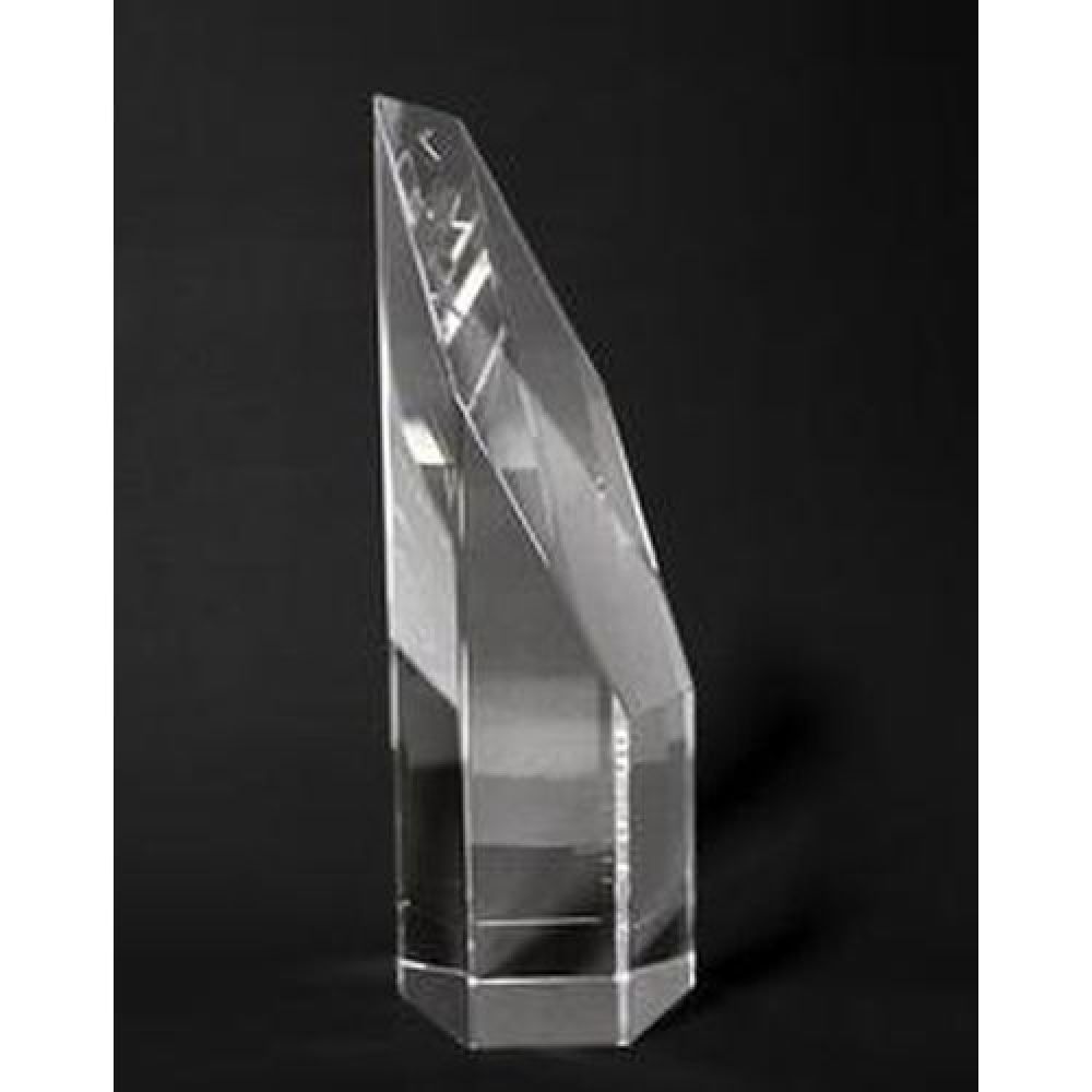 TROFEO DE CRISTAL DIAGONAL imagen