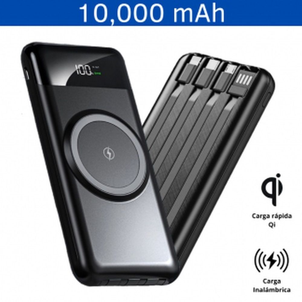 POWER BANK WIRELESS Qi 4 EN 1 10,000 mAh imagen