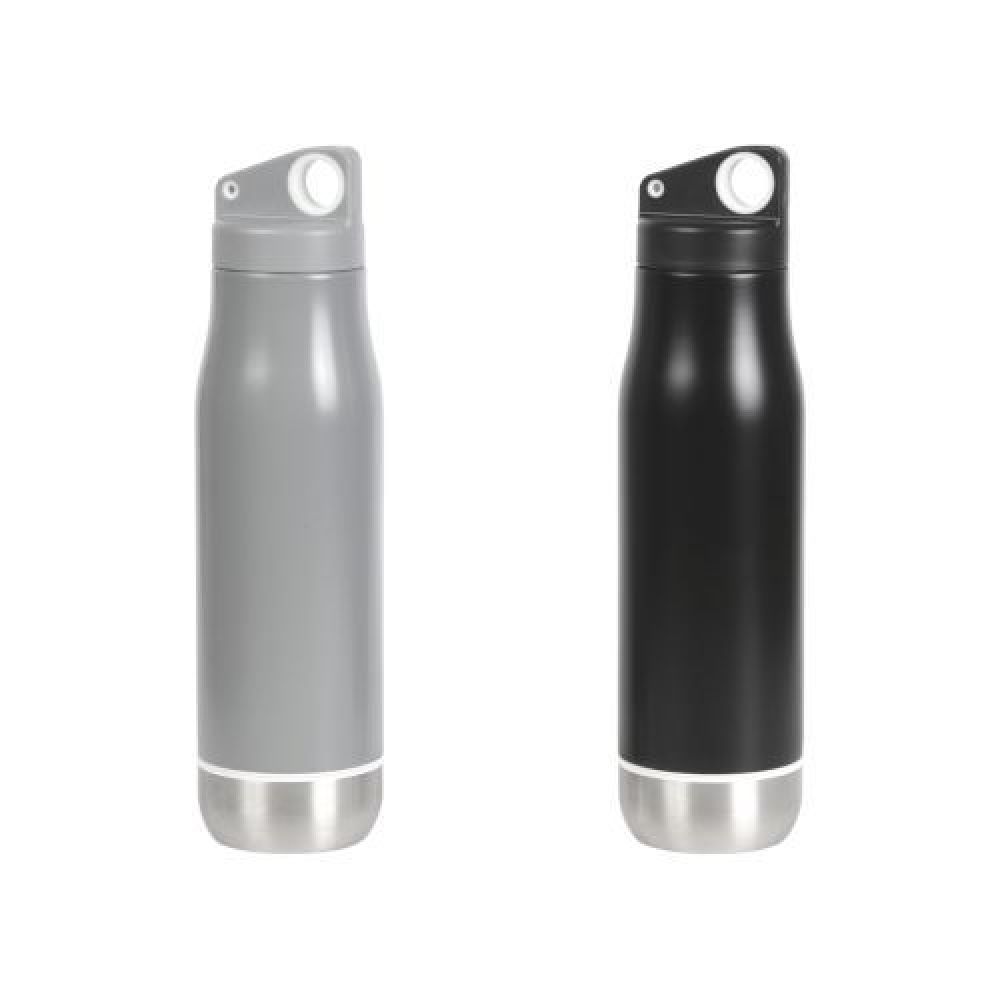 BOTELLA DE ACERO INOXIDABLE 540ML DOBLE PARED CON TAPA PLASTICA Y AUDIFONOS BLUETOOTH, imagen