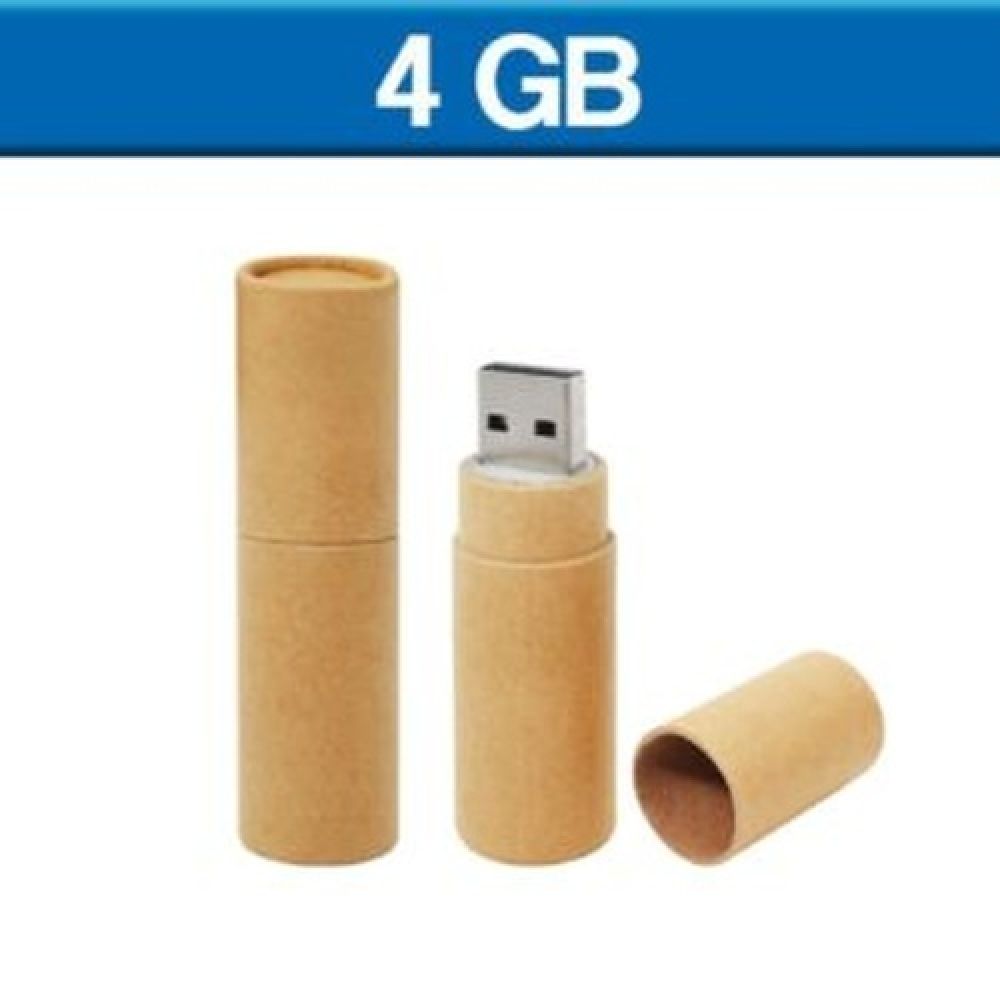 USB ECOLOGICA TUBO DE CARTON 4GB imagen