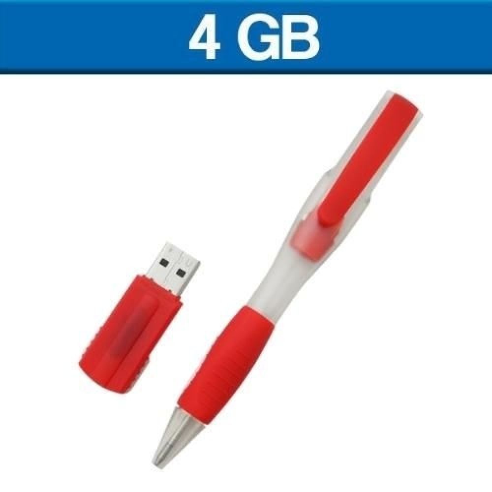 USB BOLIGRAFO FROSTED 4GB ROJO imagen