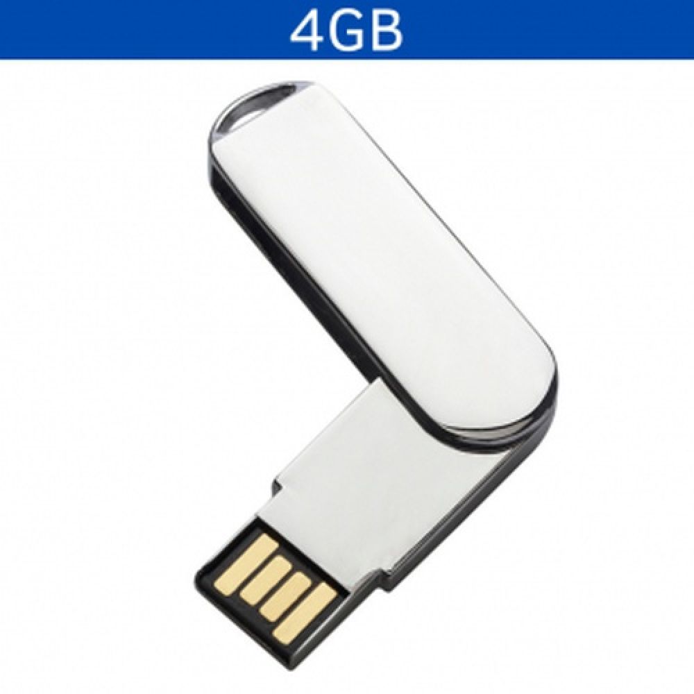 USB GIRATORIA METÁLICA 4GB imagen