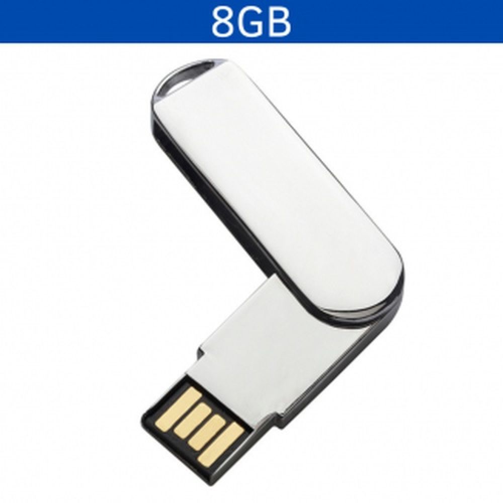 USB GIRATORIA METÁLICA DE 8GB imagen
