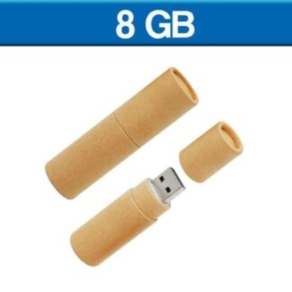 USB ECOLOGICA TUBO DE CARTON 8GB imagen