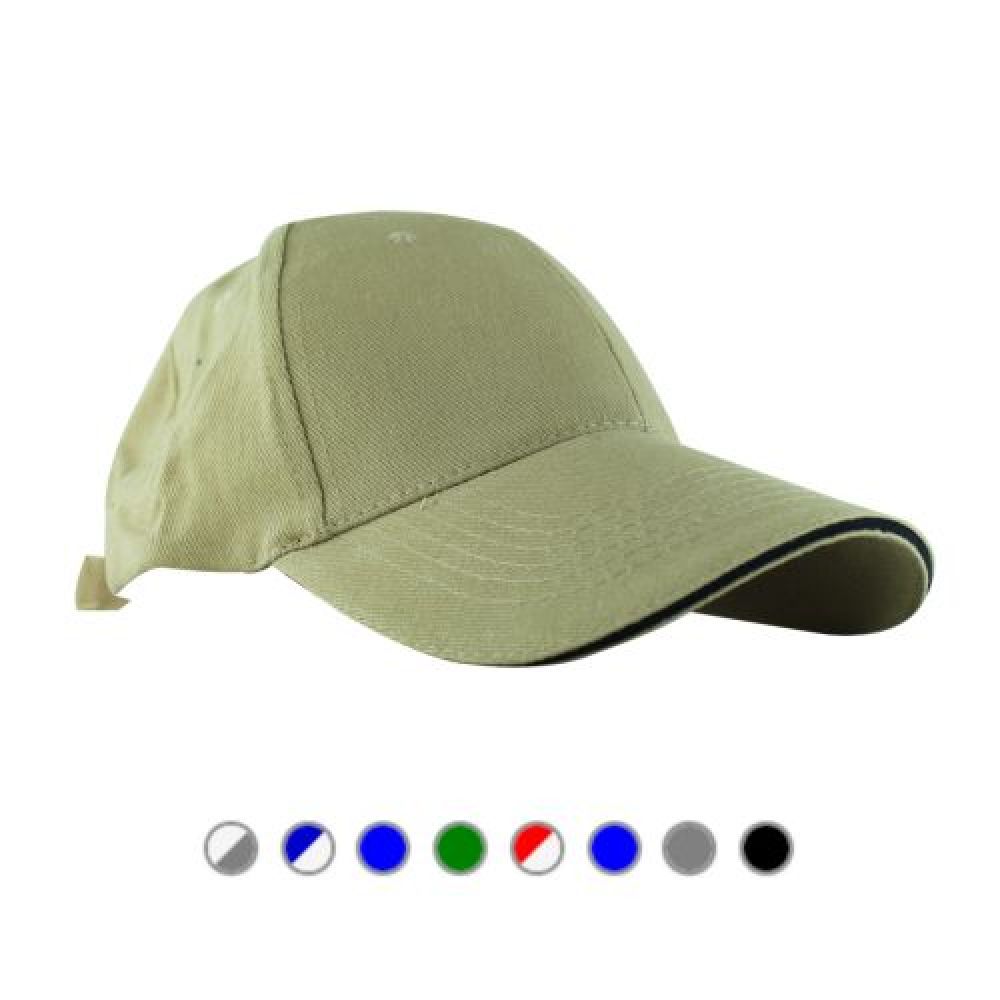 Gorra de algodón Ontario Sándwich 6 gajos imagen
