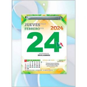 Jgo. Respaldo Formato Digital (cartulina rígida) y exfoliador día x día  Medidas 21.5  x 28 Cantidad 1 juego