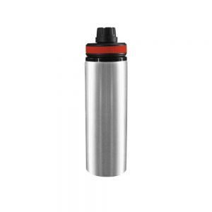 CILINDRO ALUM CANCUN 750ML PLATA ROJO