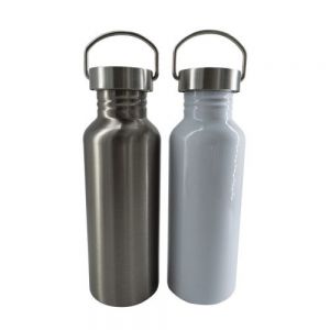 CILINDRO ACERO TIPO LECHERO 600ML BLANCO