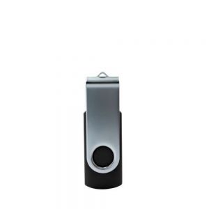 MEMORIA USB GIRATORIA 16GB NEGRO