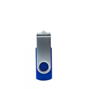 MEMORIA USB GIRATORIA 16GB AZUL