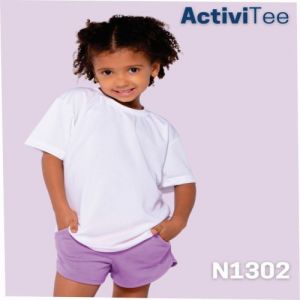 Playera Cuello Redondo Manga Corta Unisex para Niños 