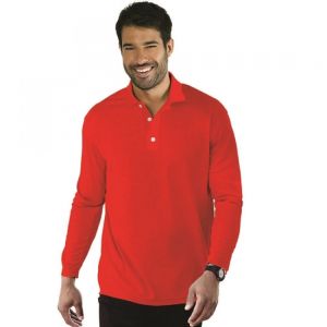 TIPO POLO MANGA LARGA 100% POLIESTER DRY FIT UNISEX