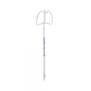 BOLIGRAFO PLASTICO OXYGEN Bolígrafo delgado de plástico moldeados de manera flexible en forma de pulmones.