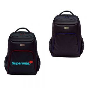 MOCHILA BACKPACK PORTA LAPTOP OSMAN    Mochila backpack porta laptop con 2 compartimentos exteriores y vivos en color. Cuenta con bolsa exterior de cierre al frente con compartimento para credenciales y bolígrafos, bolsillos laterales de malla, soporte acolchado para laptop de hasta 16 pulgadas, correas ajustables acolchadas y asa superior de transporte.