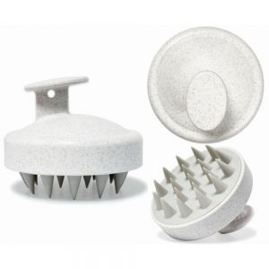 Cepillo masajeador capilar, excelente para la limpieza profunda del cuero cabelludo. Estimula la circulación sanguínea y el crecimiento del cabello.