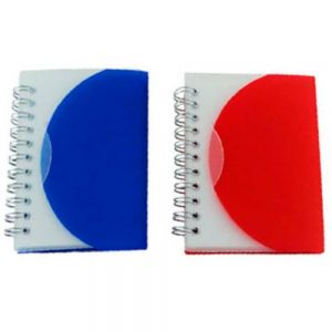 Libreta pequeña con solapa bicolor