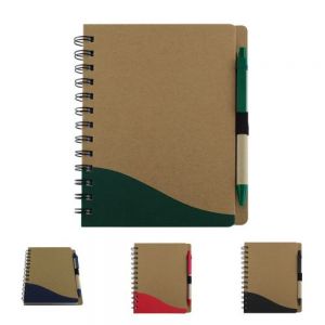Nueva libreta de papel reciclado